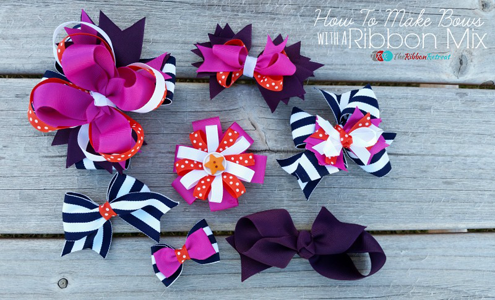 Handmade hair deals ribbons