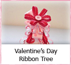 Valentine's Day Ribbon Tree