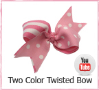 Two Color Twisted Bow