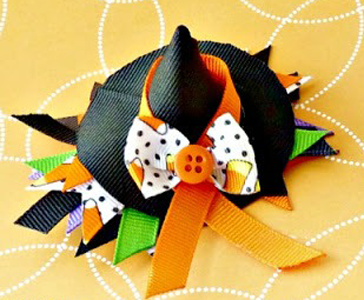 Witch Hat Ribbon Sculpture